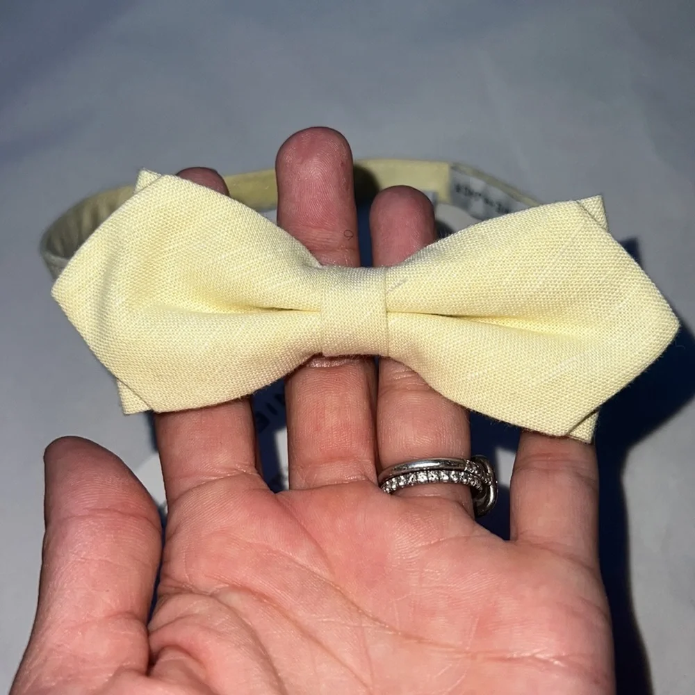 Janie and Jack Linen Bowtie, 0-24M - NWT -